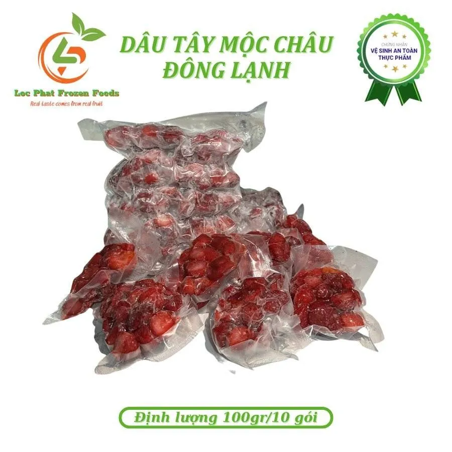 dâu tây đông lạnh lộc phát