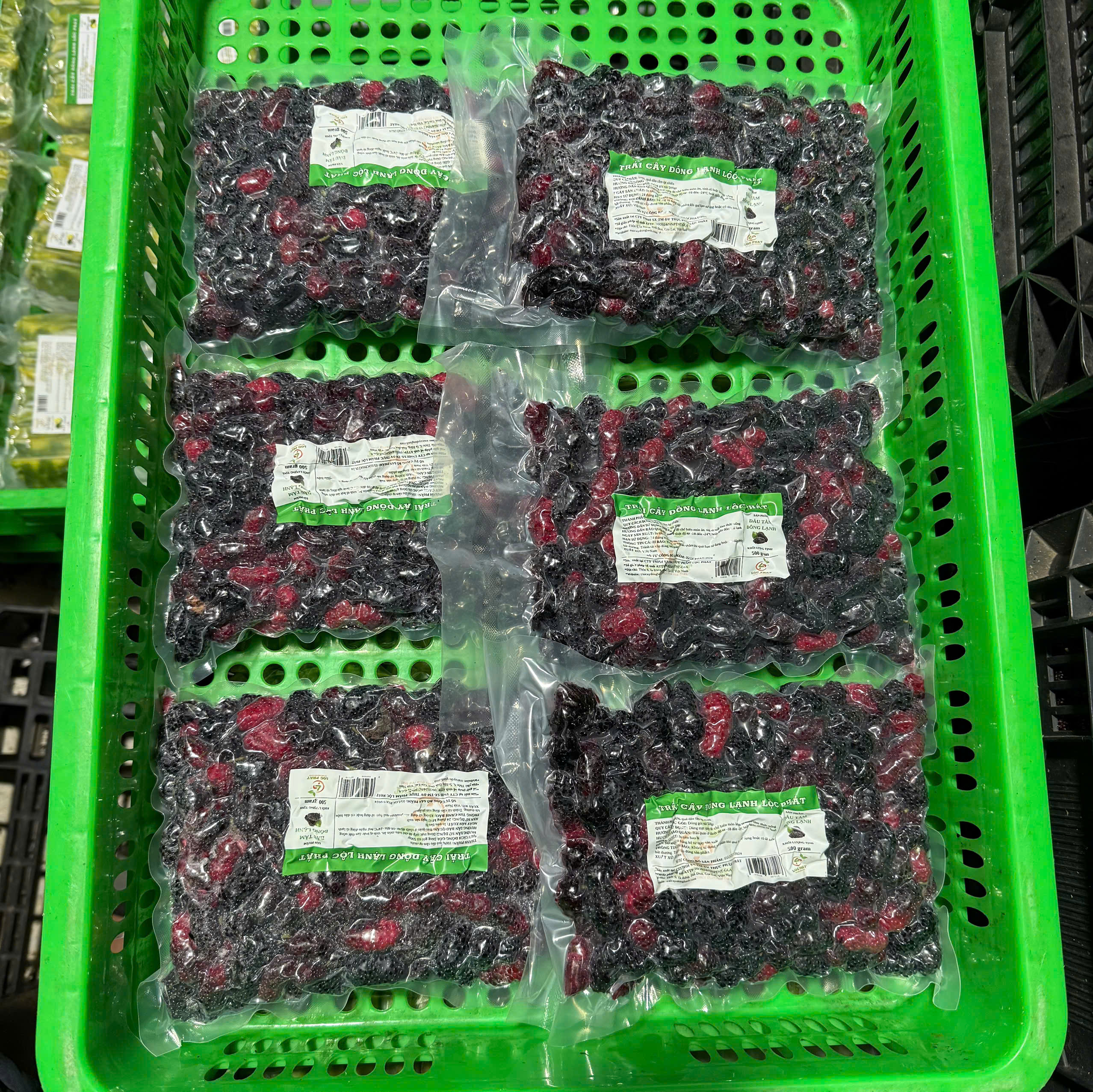 Dâu Tằm Đông Lạnh 500gr Dâu tằm cấp đông