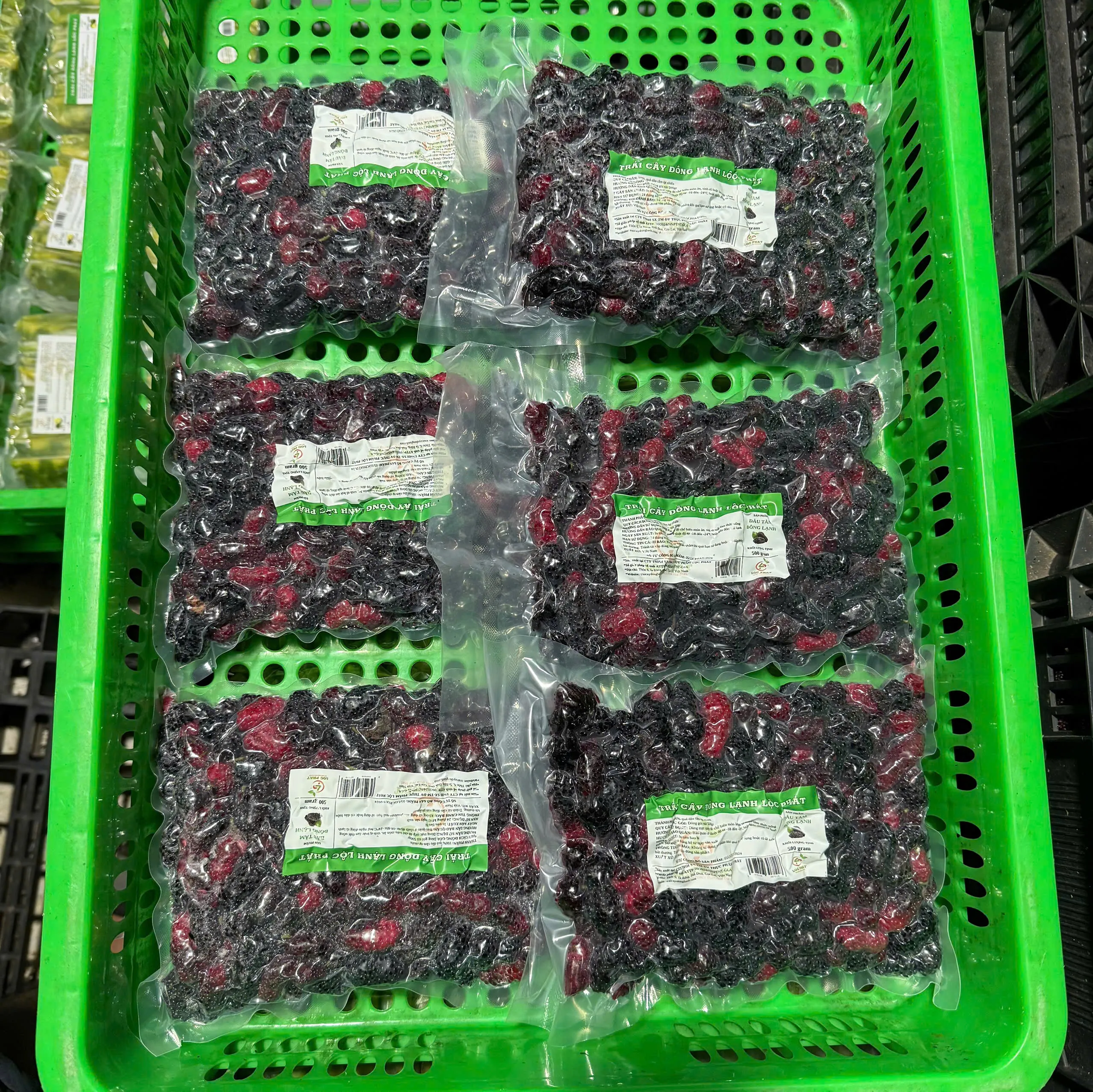 Dâu Tằm Đông Lạnh 500gr Dâu tằm cấp đông