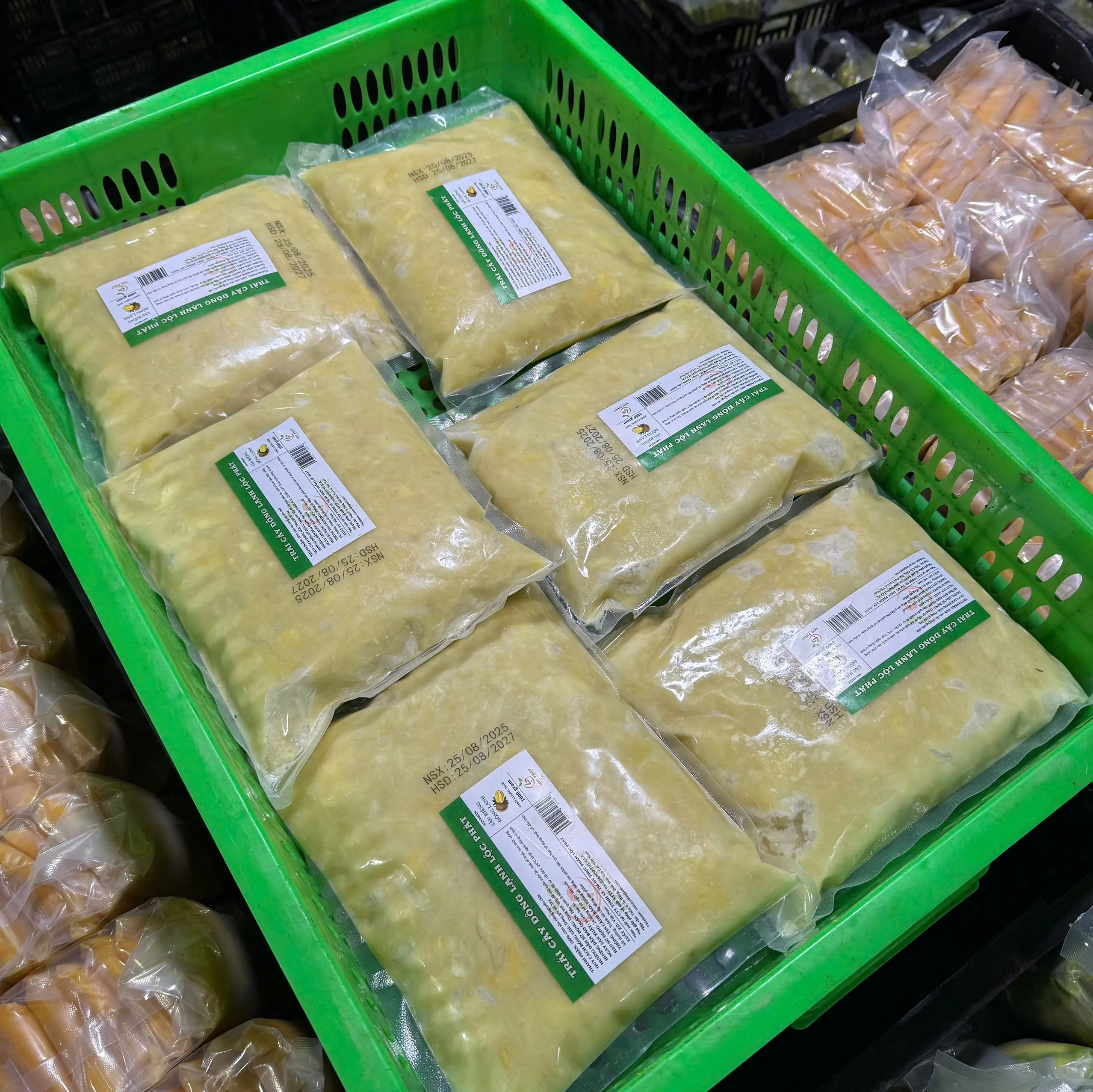 Sầu Riêng Đông Lạnh 1kg Sầu riêng đông lạnh 1kg