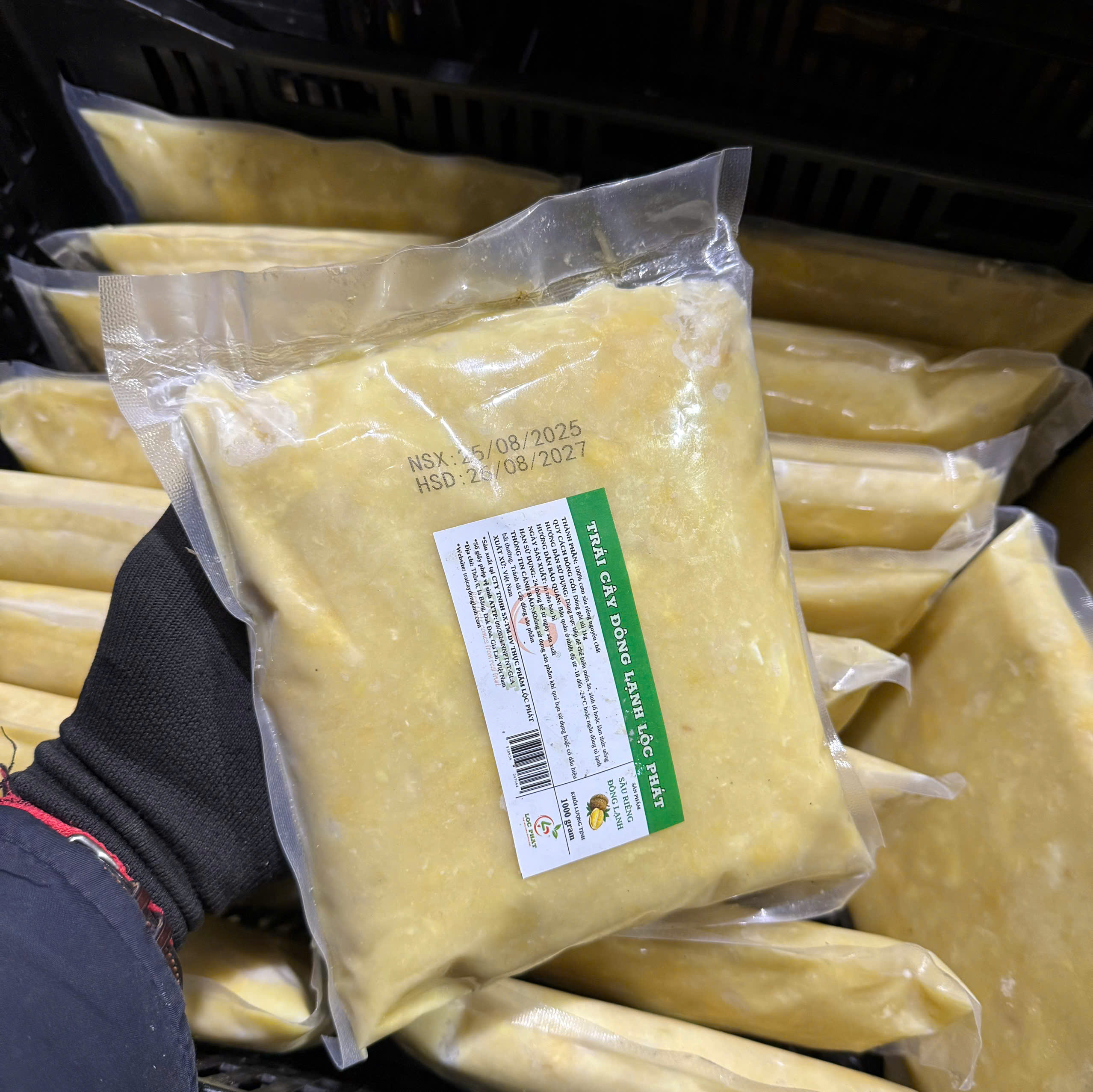 Sầu riêng đông lạnh Lộc Phát